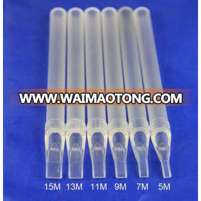 Factory Customize Box (Blister Paper) Long Clear Tattoo Tip